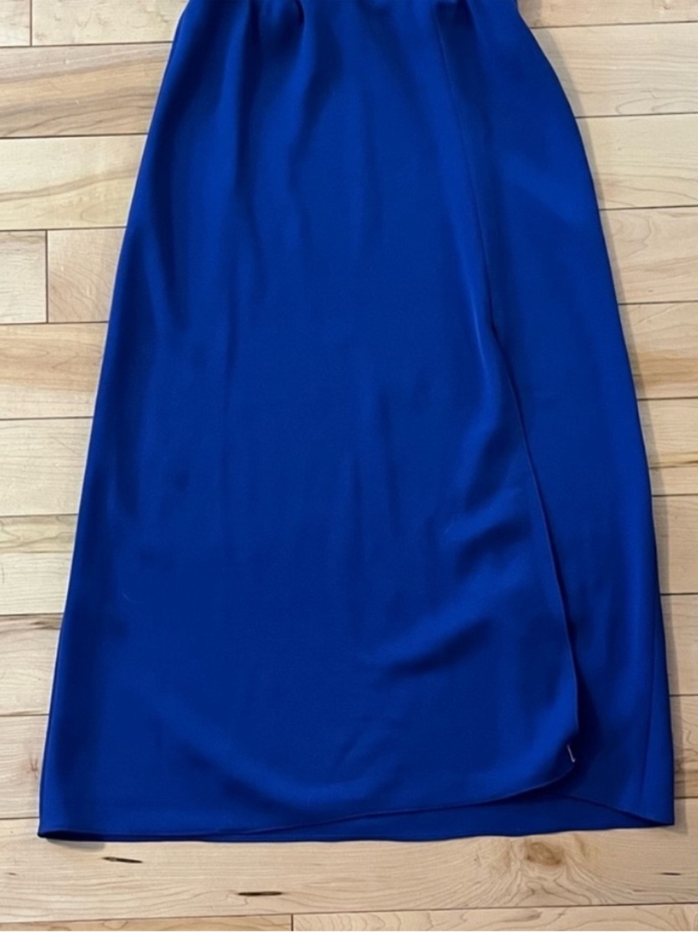 NWT Amanda Uprichard | REVOLVE Matthews Dress in Admiral Blue, Size Extra Small - Picture 3 of 8